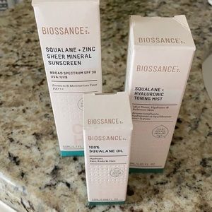 New in box Biossance Sun Essentials
